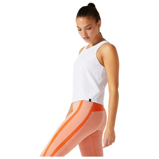 Asics Γυναικεία αμάνικη μπλούζα crop Jacquard